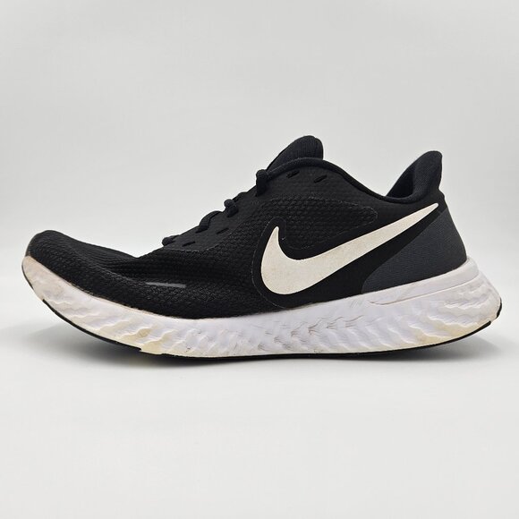 Nike Revolution 5 Men's Running Shoes Black White BQ3204-002 Size 9.5 - Picture 6 of 16
